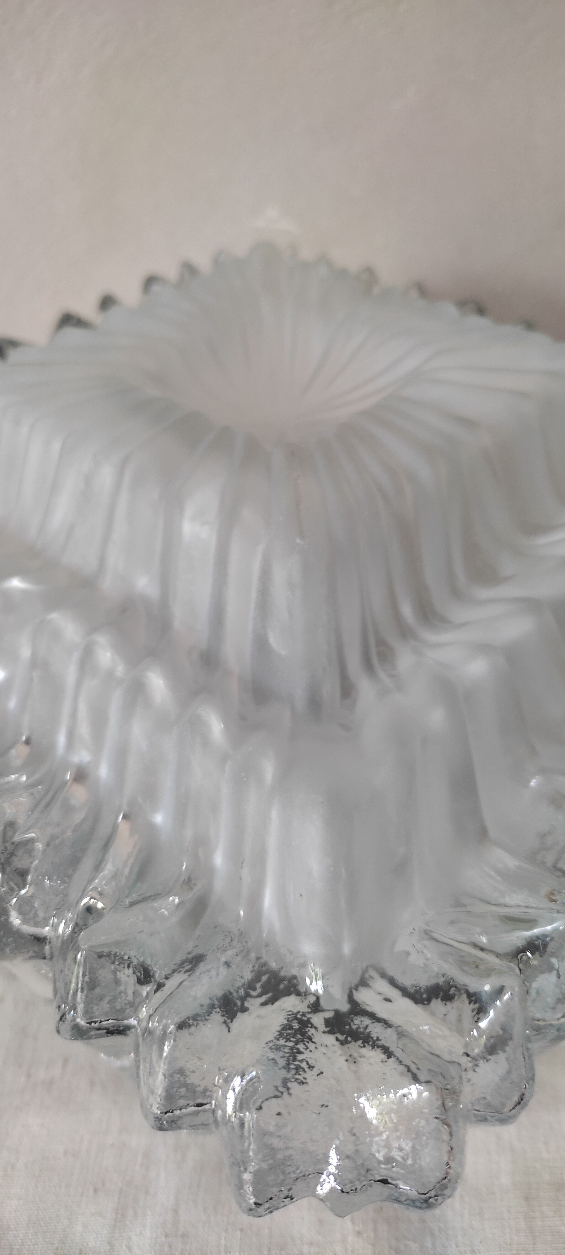 Glass square ceiling light