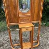 Art Deco oak cloakroom