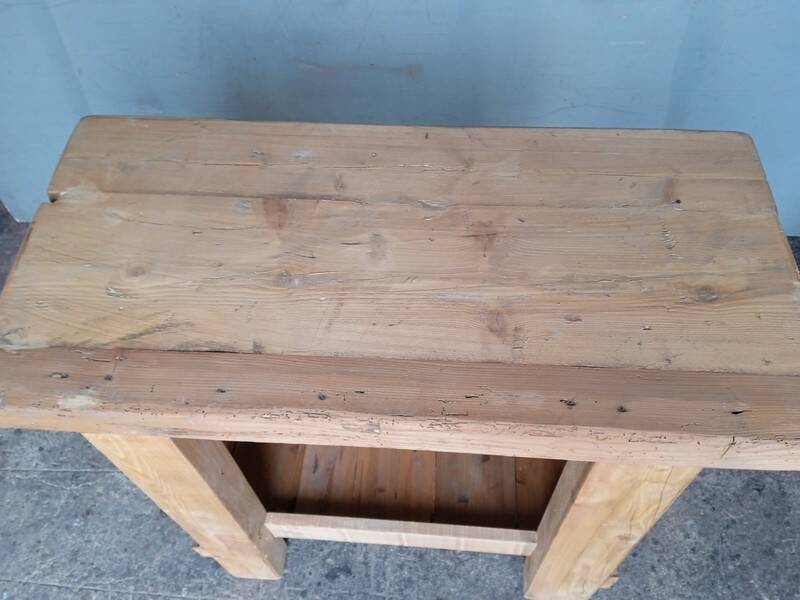 Workbench 90cm old solid wood