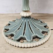 Unique Cast iron Victorian floor lamp art nouveau (converted gas light)