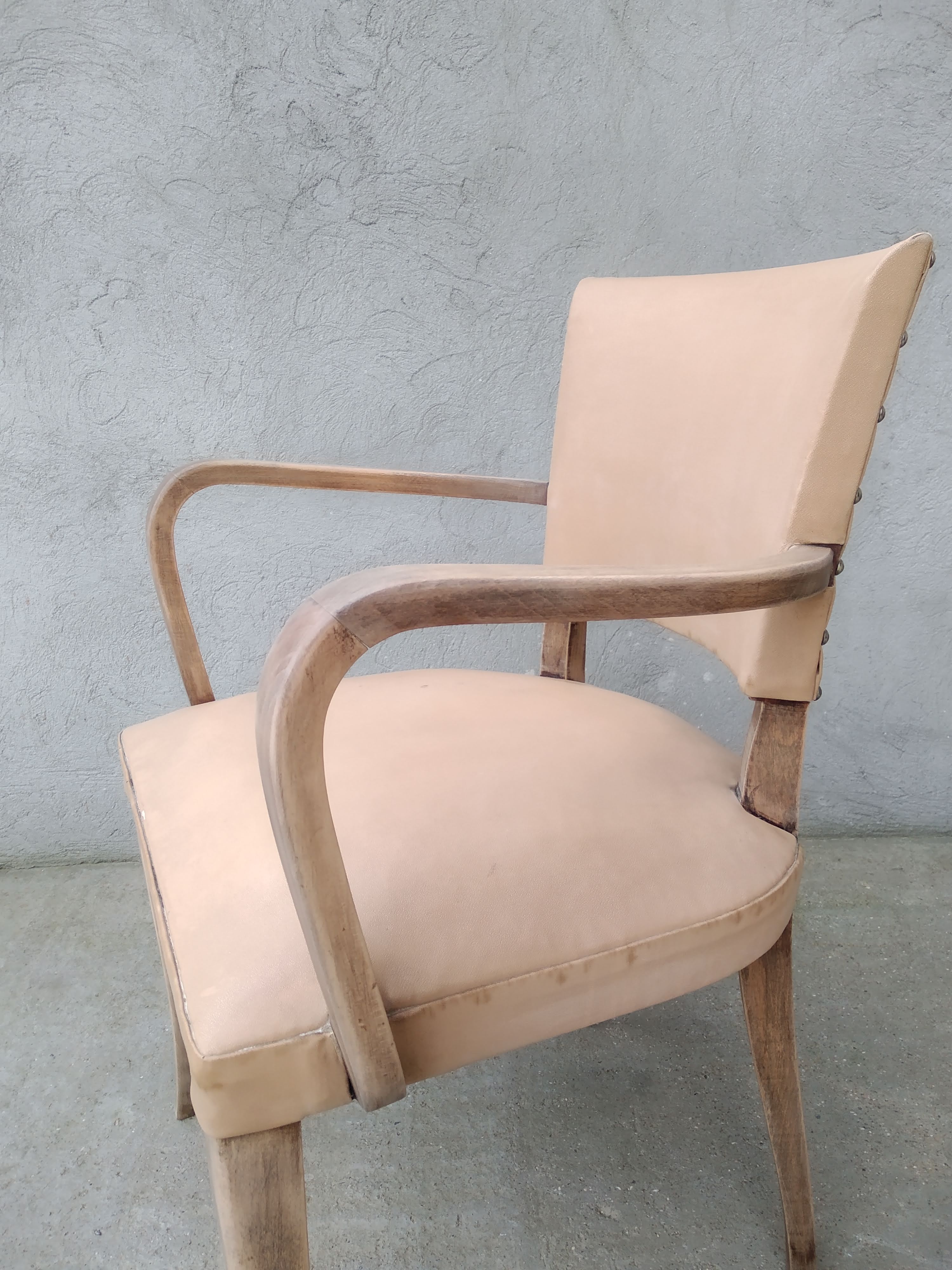 Art Deco bridge armchair