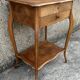 Louis XV style worker, wood and curly veneer, early 20th century