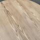 Scandinavian round extendable dining table Baumann stripped teak 1960