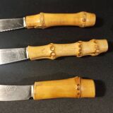 3 bamboo knives