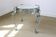 Wrought iron pedestal table mirror top 1930