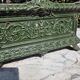 Antique enamelled cast iron planter in the Napoleon III style.