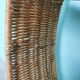 Rattan spiral shelf