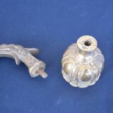 Bougeoir ancien en bronze, applique pour piano
