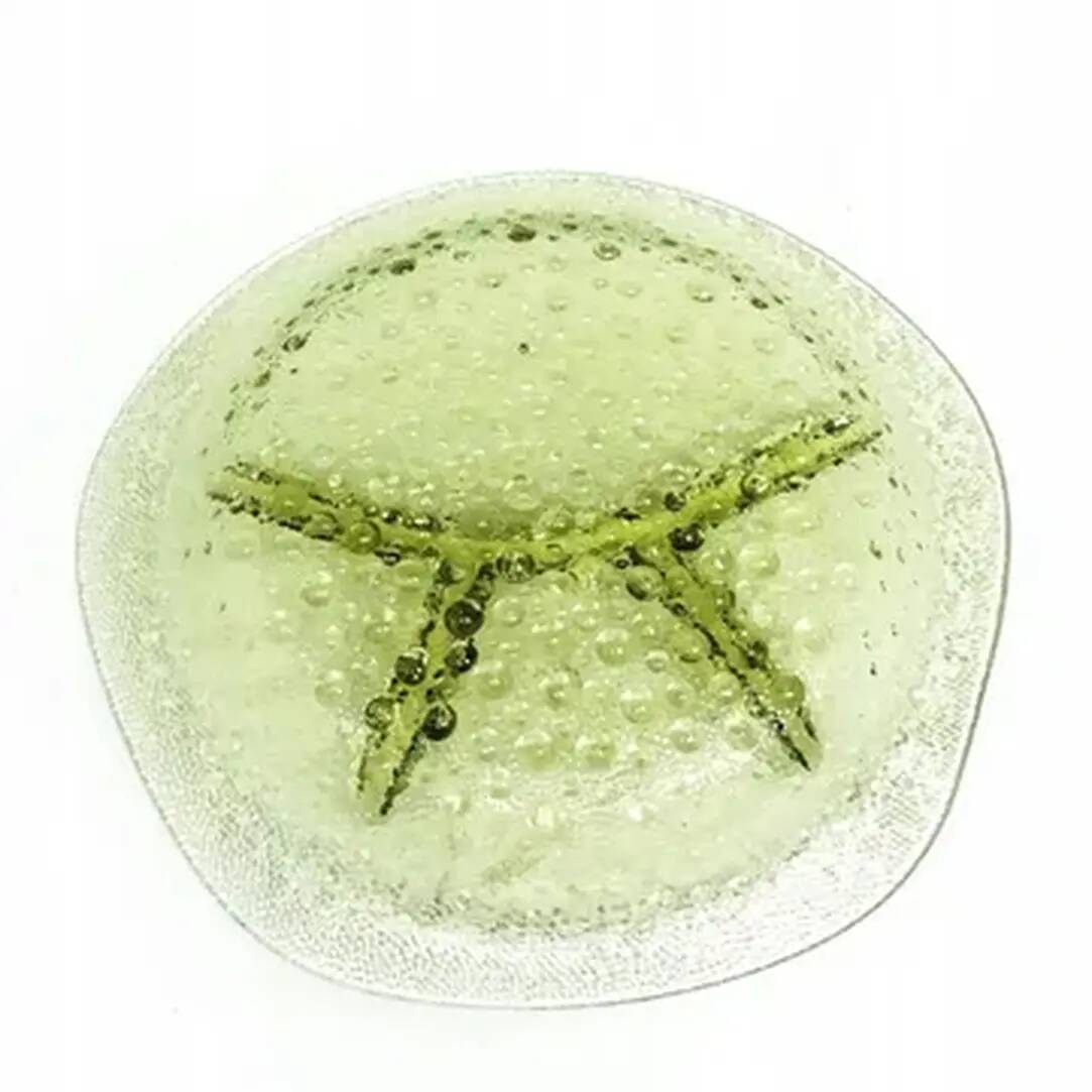 Appetizer cabaret 'Dew Drops', Polish Modernism, pressed glass, Ząbkowice, Poland, 1970s