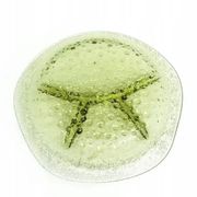 Appetizer cabaret 'Dew Drops', Polish Modernism, pressed glass, Ząbkowice, Poland, 1970s