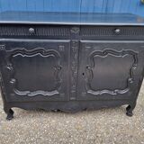 Black Louis XV low sideboard