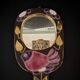 Vintage mirror Mithé Espelt ceramic