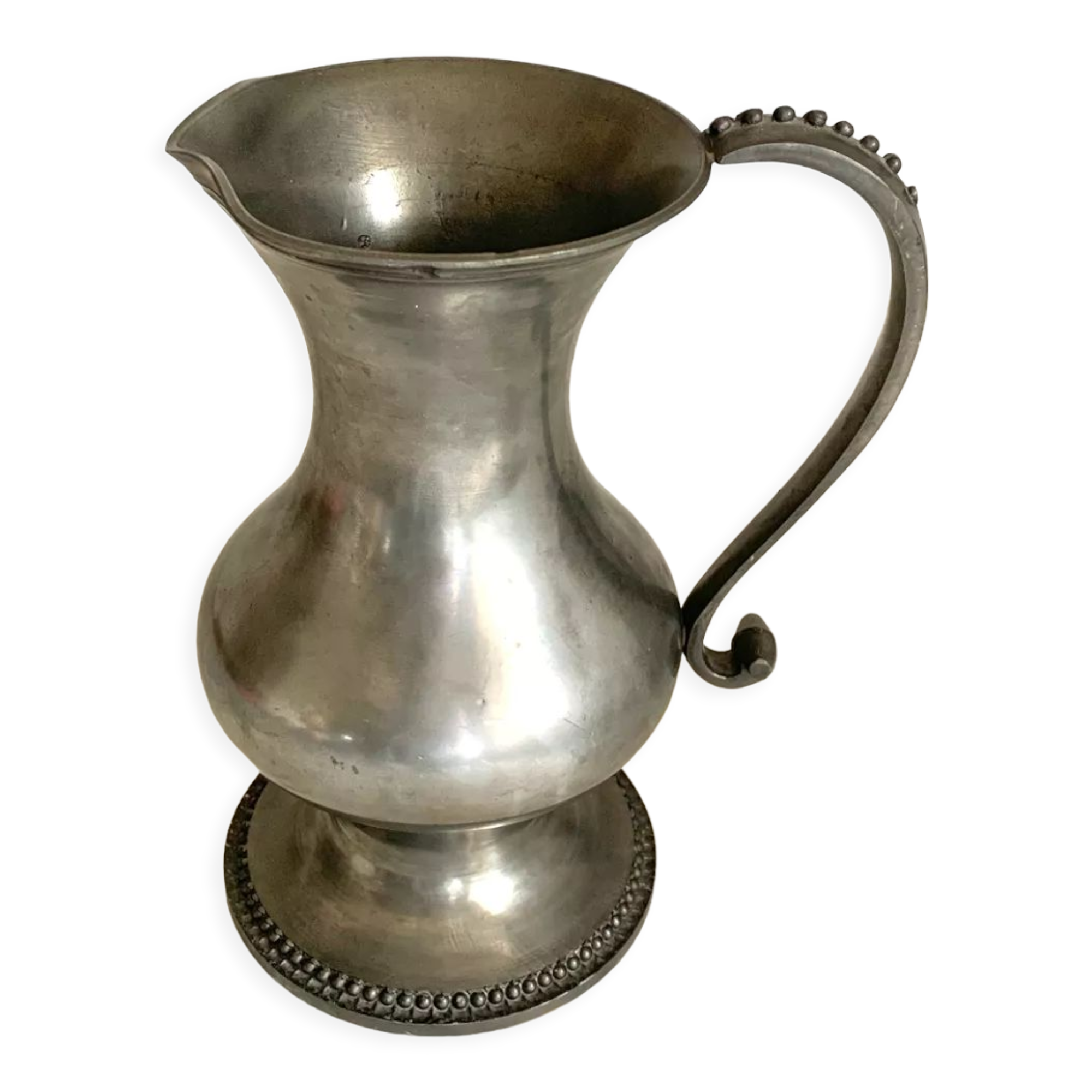 Pewter pitcher