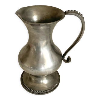 Pewter pitcher