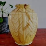 Vases en glaçure opaline Art déco Verreries de Scailmont Henri Heemskerk België