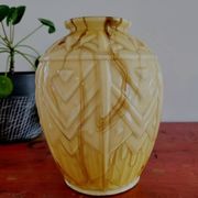 Vases en glaçure opaline Art déco Verreries de Scailmont Henri Heemskerk België