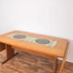 Teak & Tile Dining Table by Gangso Mobler, 1960s.