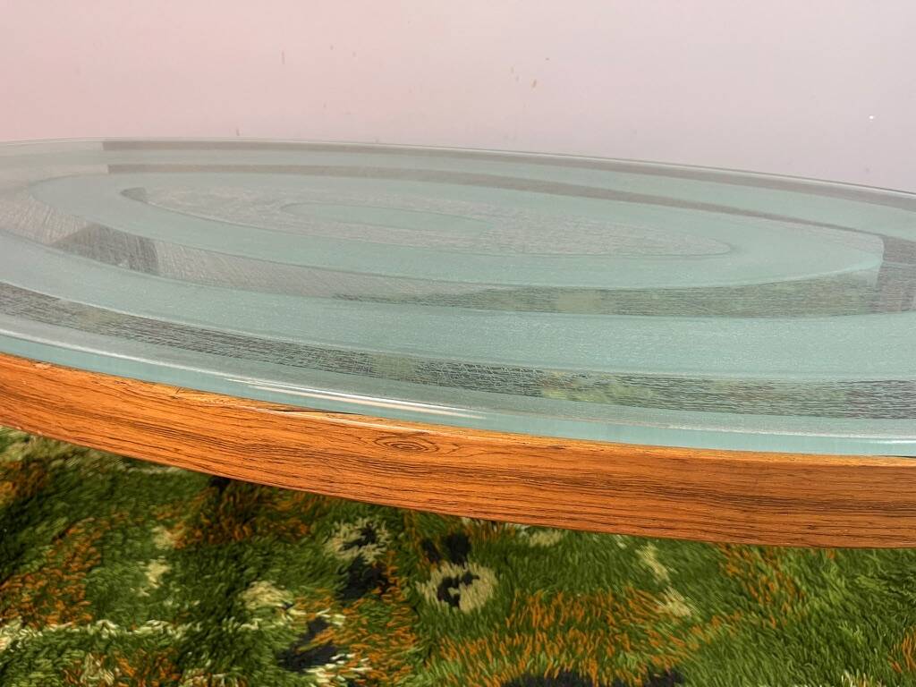 Magnificent Mid-Century Ib Kofod-Larsen Oval Coffee Table in Rosewood & Etc