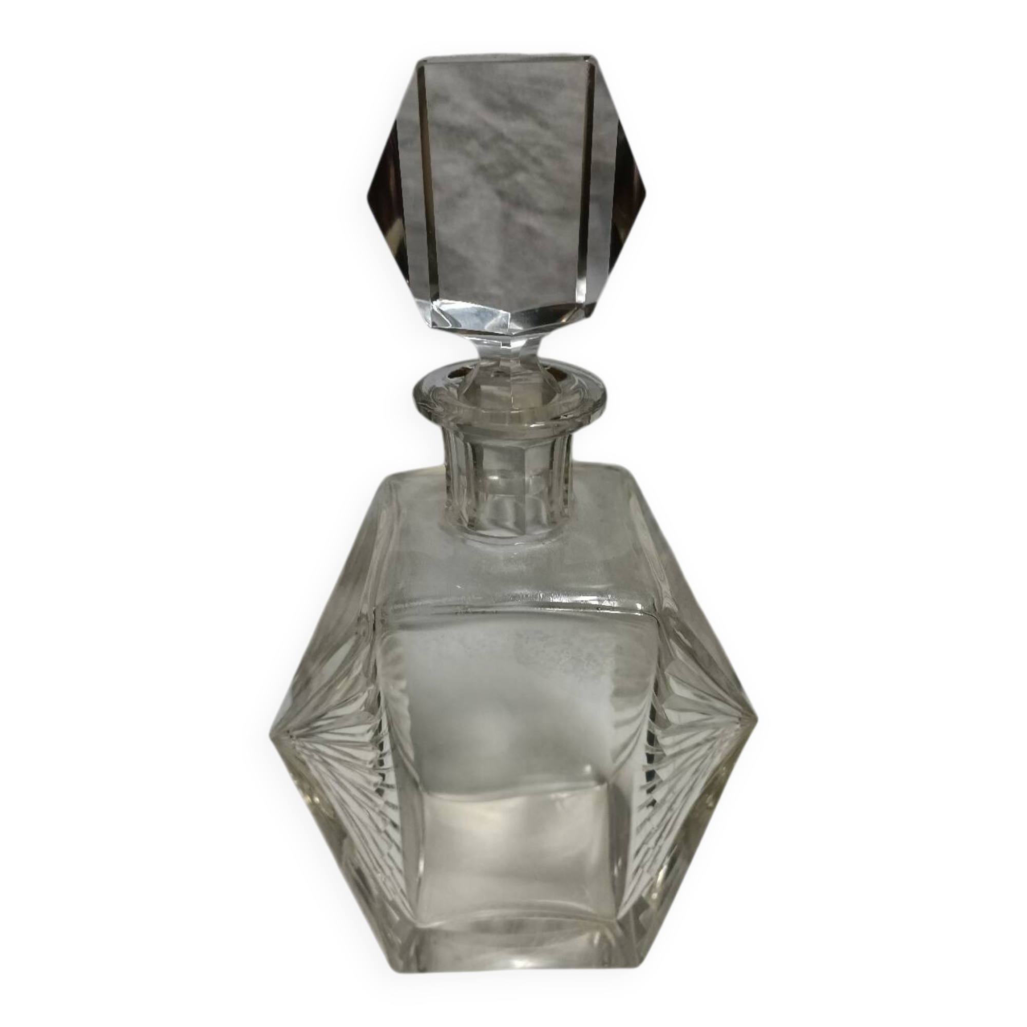 Art Deco crystal carafe