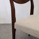 Set of 6 Scandinavian style teak chairs, France circa 1970.
