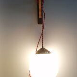 1950s opaline portable lamp