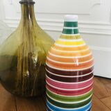 Rainbow terracotta bottle