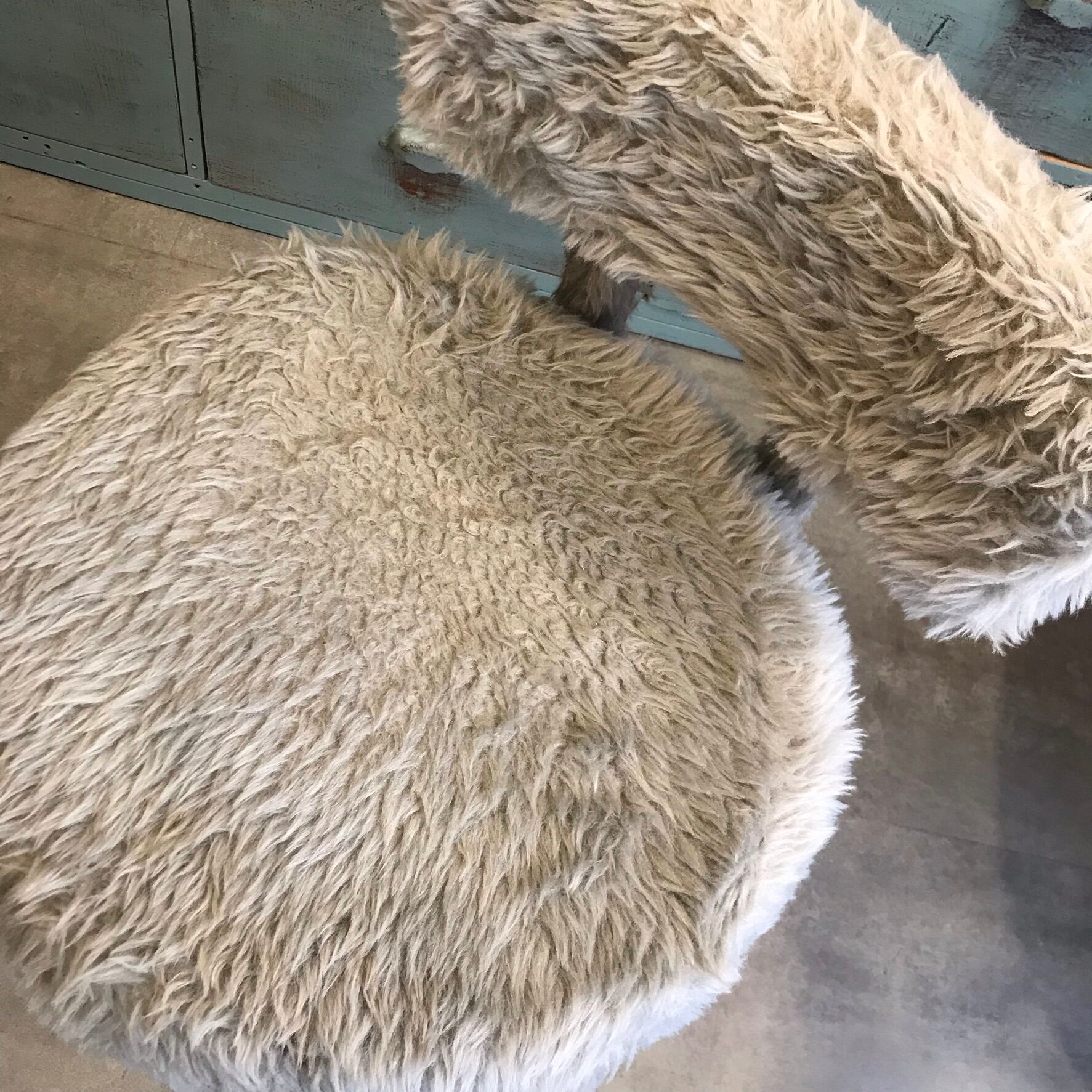 Pair of fluffy chairs