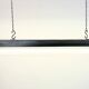 Industrial Polished  Hanging Tube Light, 1970s
