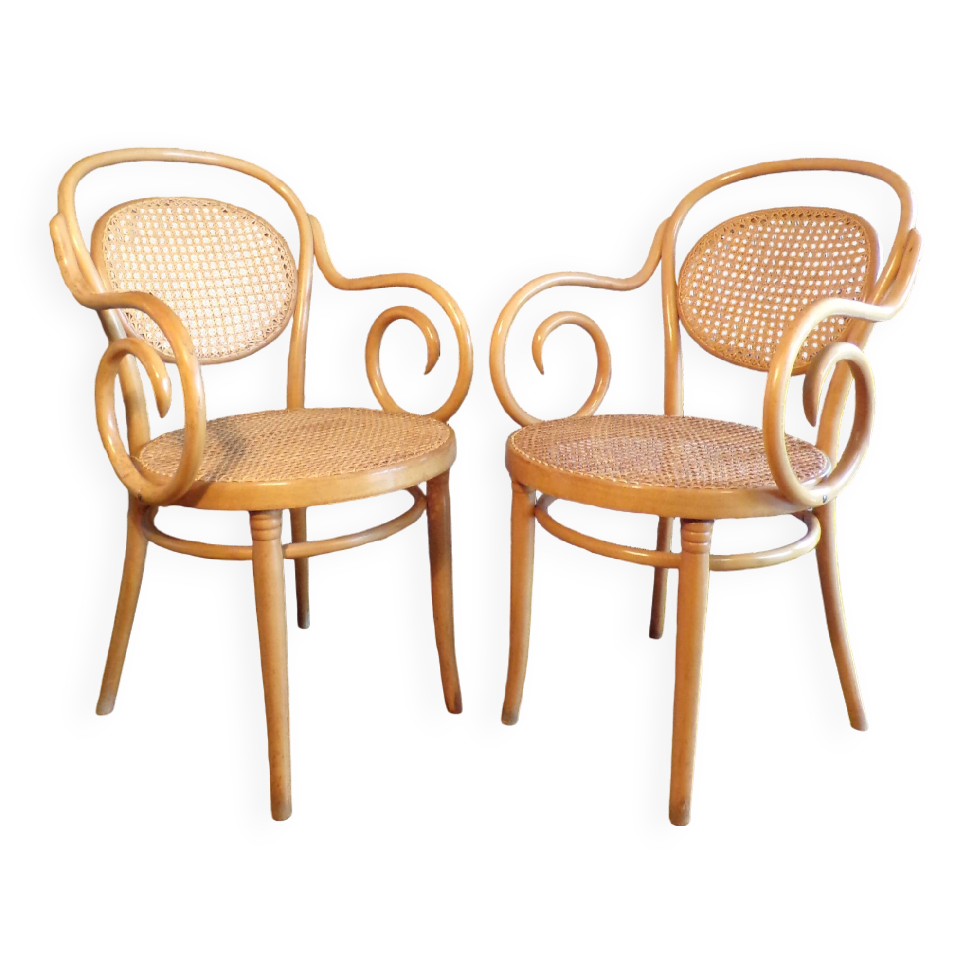 2 armchairs n°11 design Michael Thonet for ZPM Radomsko