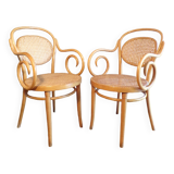 2 armchairs n°11 design Michael Thonet for ZPM Radomsko