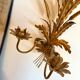 Golden metal wheat ear applicator, 1950s