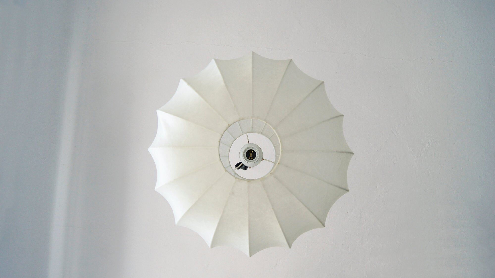 Mid-century german cocoon pendant lamp