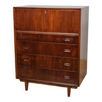 Commode à tiroirs en teck du milieu du siècle, Danemark, années 1960