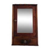 Medicine cabinet with beveled mirror