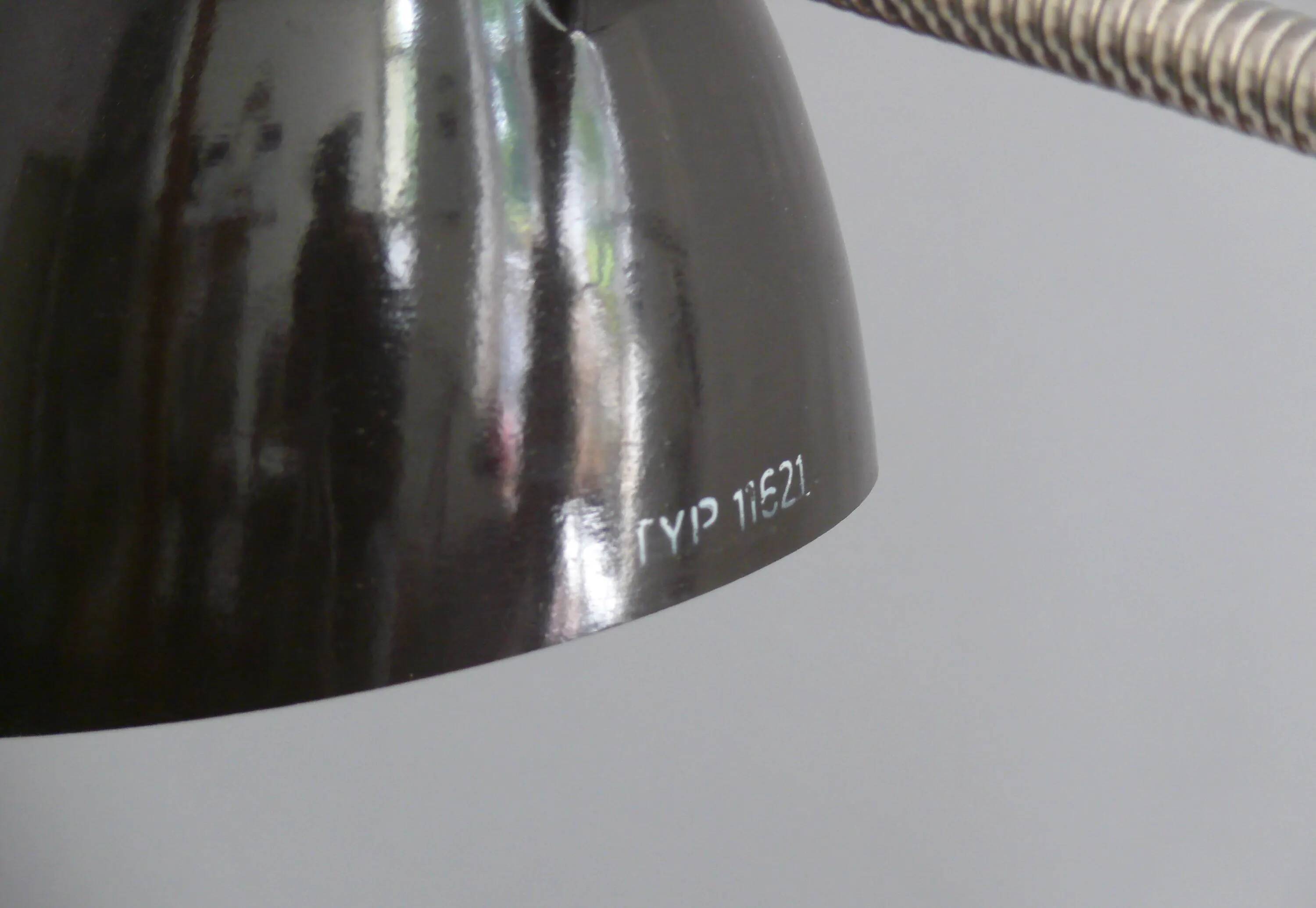 Original goose neck desk lamp from the mid-century - Ecko, a classic of high-quality design