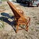 Pair of Vintage Armchairs in Chestnut Slats