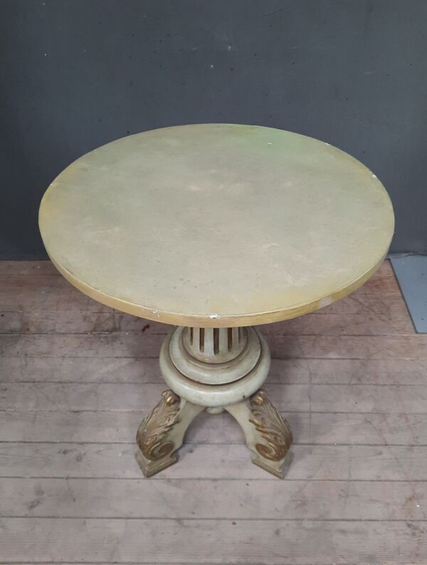 Gueridon peint style Louis XVI