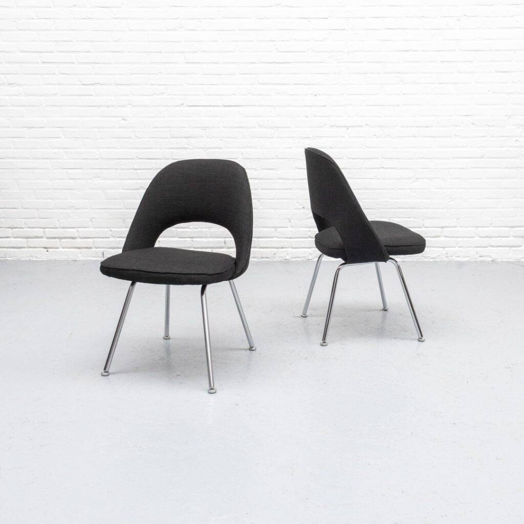 Conference dining chairs set 1970s