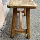 Solid wood bench, French craftsmanship, 102cm