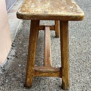 Solid wood bench, French craftsmanship, 102cm