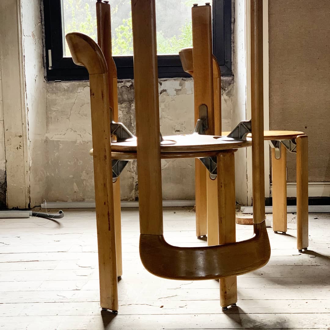 4 chairs design Bruno Rey