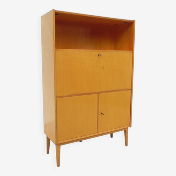 Cabinet vintage, secrétaire sur pieds