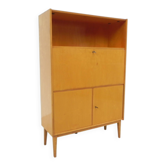 Cabinet vintage, secrétaire sur pieds