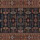 Vintage Turkish rug handmade 186x242 cm