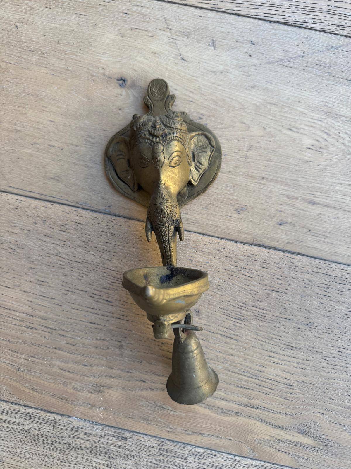 Hindu Wall Oil Lamp