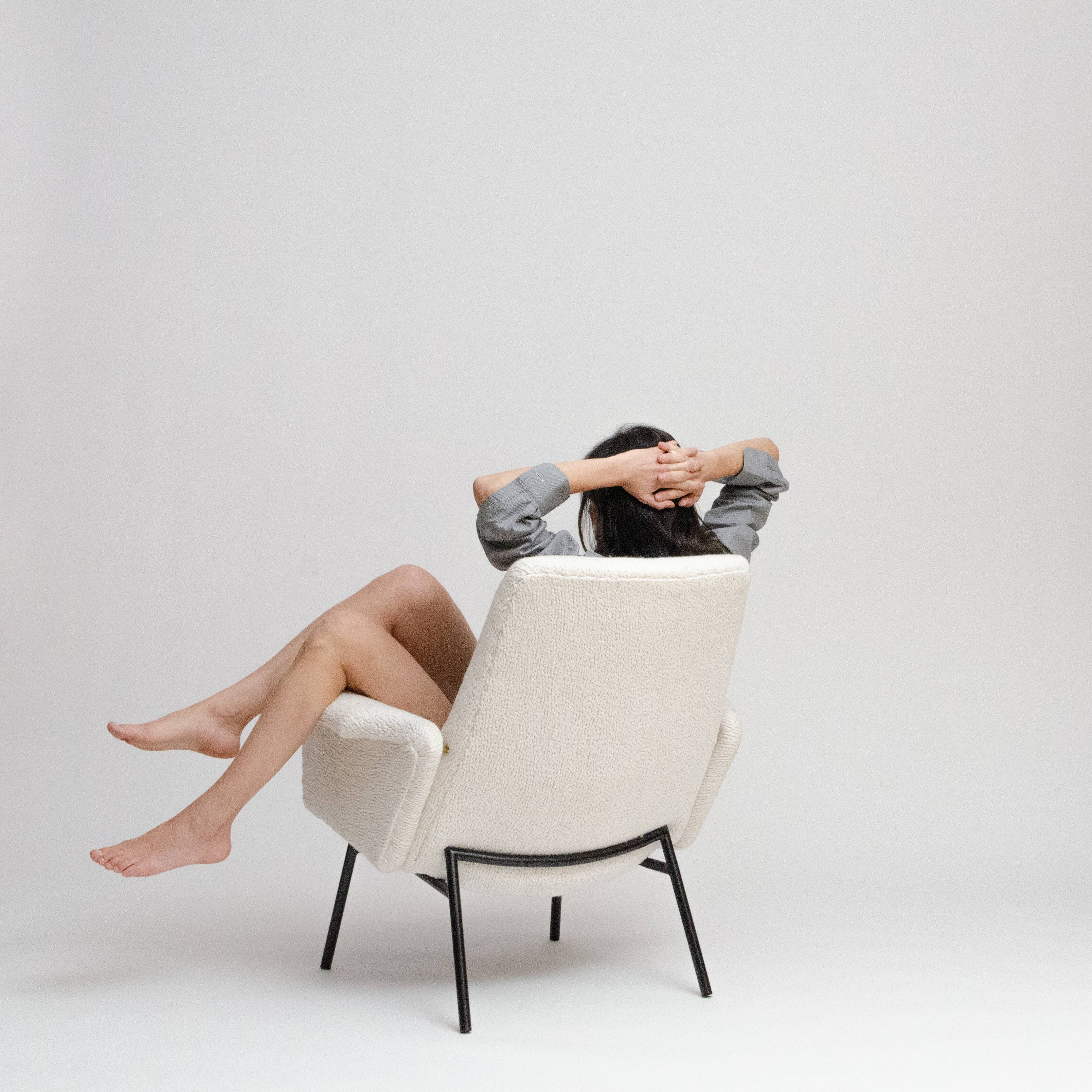 Pair of SK660 armchairs by Pierre Guariche for Steiner - 1953, France