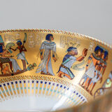 Kaiser "Theben" set of 2 porcelain vases, Egyptian motif.