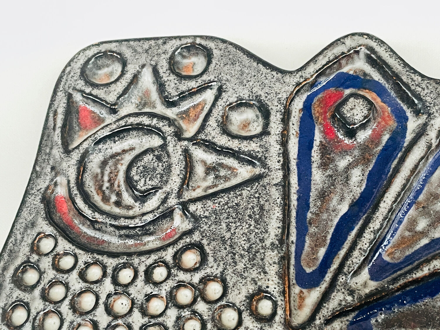 Vintage Scandinavian wall ceramic – Stylised hen – 1960s