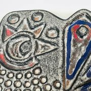 Vintage Scandinavian wall ceramic – Stylised hen – 1960s