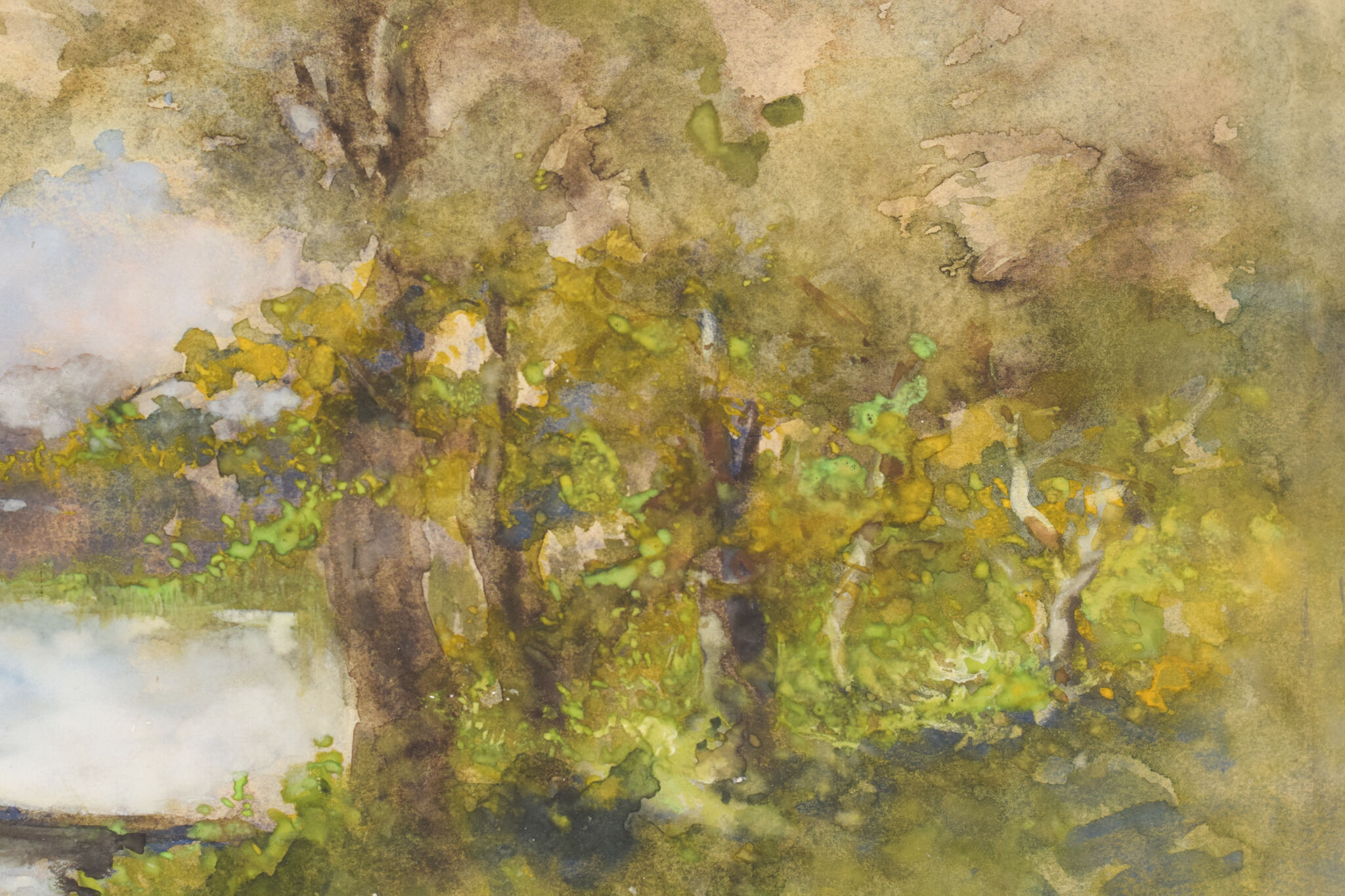 « Le bateau sur la rivière » par Pompeo Mariani